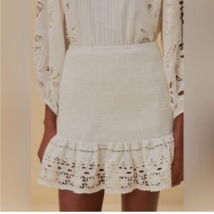 Farm Rio White
Ruchelieu Skirt